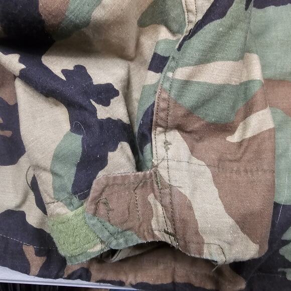 Vintage M65 Field Jacket Large Alpha Ind Woodland Camo Grunge Streetwear Skater - Picture 4 of 15